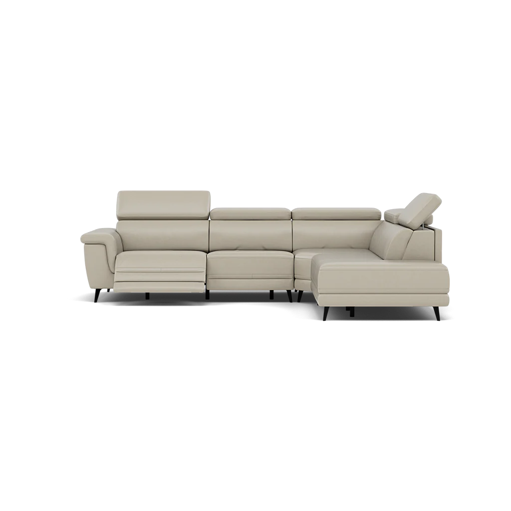 Sparta Corner Recliner Sofa - Combination 4 - Right Hand Facing Sofa Corner Group (Two Motors) Cat NL/O/S - Right Hand Facing - Power with Power Headrest & USB - Image 7