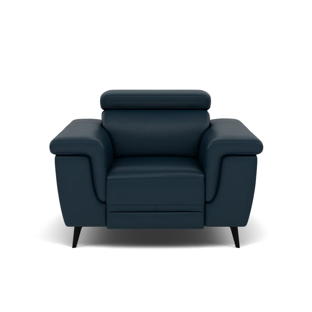 Sparta Recliner Armchair - Chair W/ Power Recliner W/ Ratchet Headrest Cat M/S - Power with Manual Headrest - Image 7