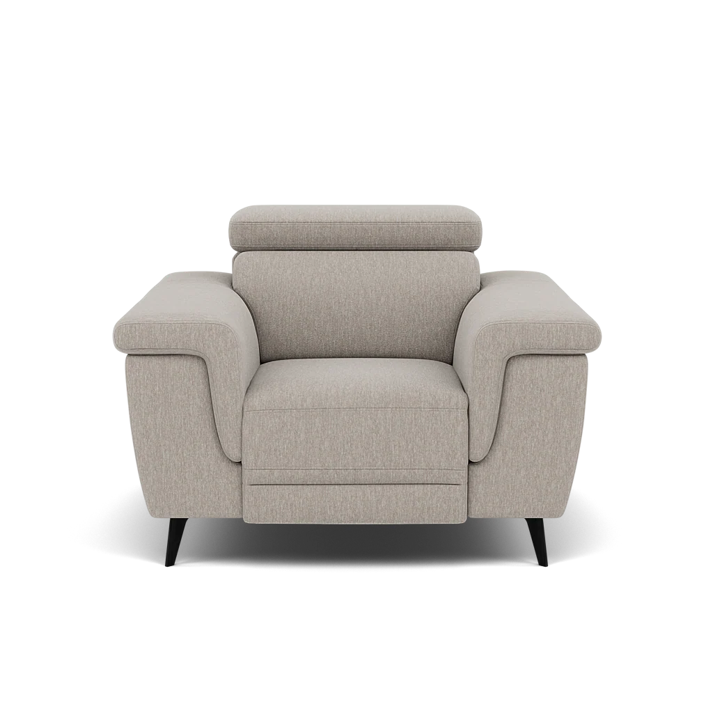 Sparta Recliner Armchair - Chair W/ Power Recliner W/ Ratchet Headrest Fabric - Power with Manual Headrest - Image 10