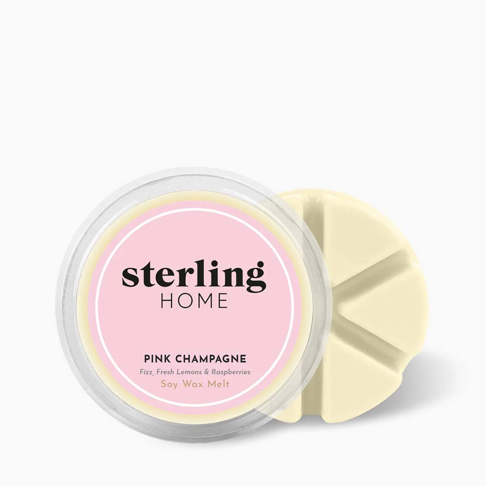 Sterling Home Fragrance Pink Champagne Wax Melt - 50G Soy Wax Melt - Pink Champagne - Image 3