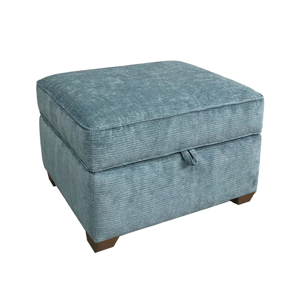 Eden Storage Footstool - Storage Stool Accent Fabric