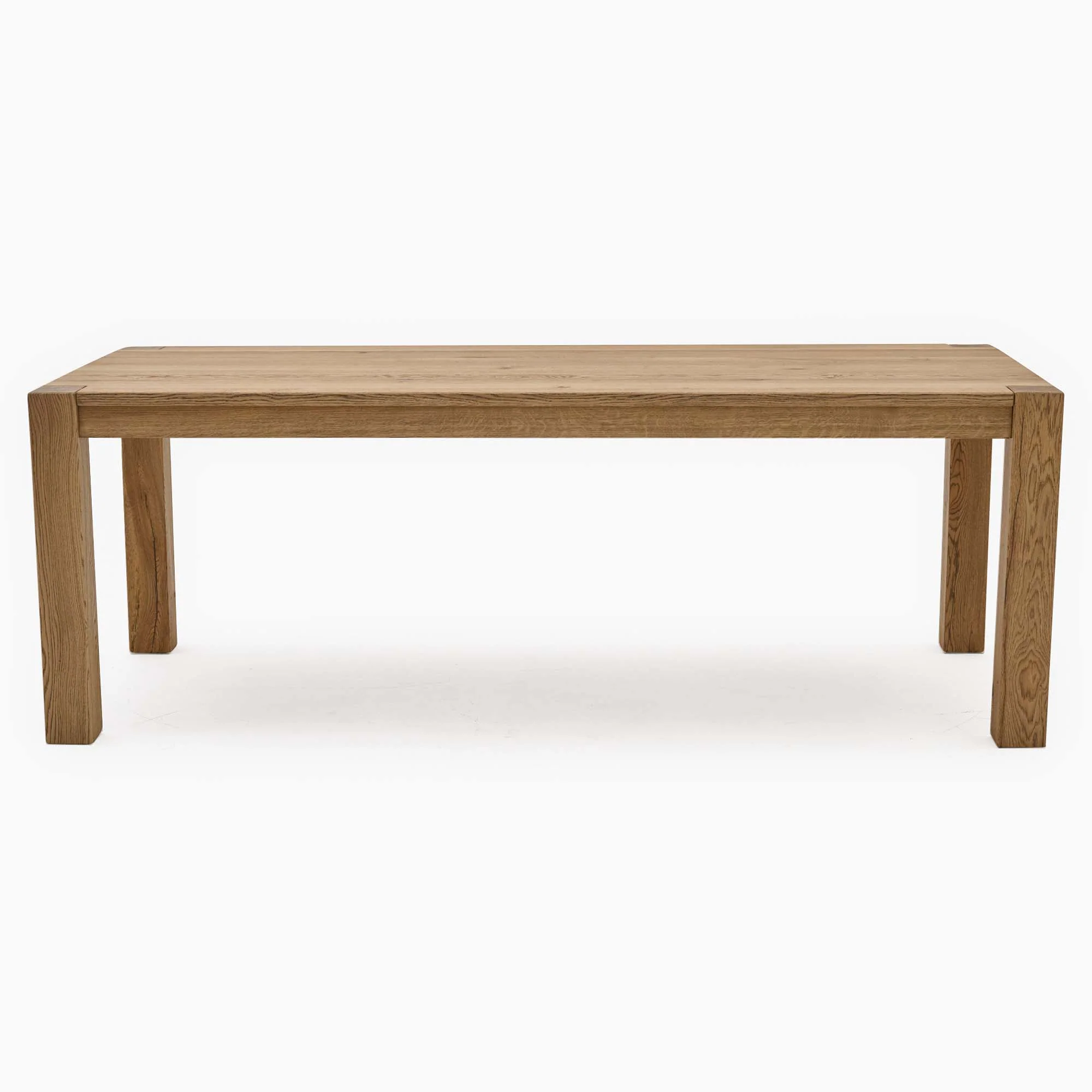 Sunnie Dining Table - Dining Table 220x100cm Brushed Oak / Hesse Dark Oil - 220cm