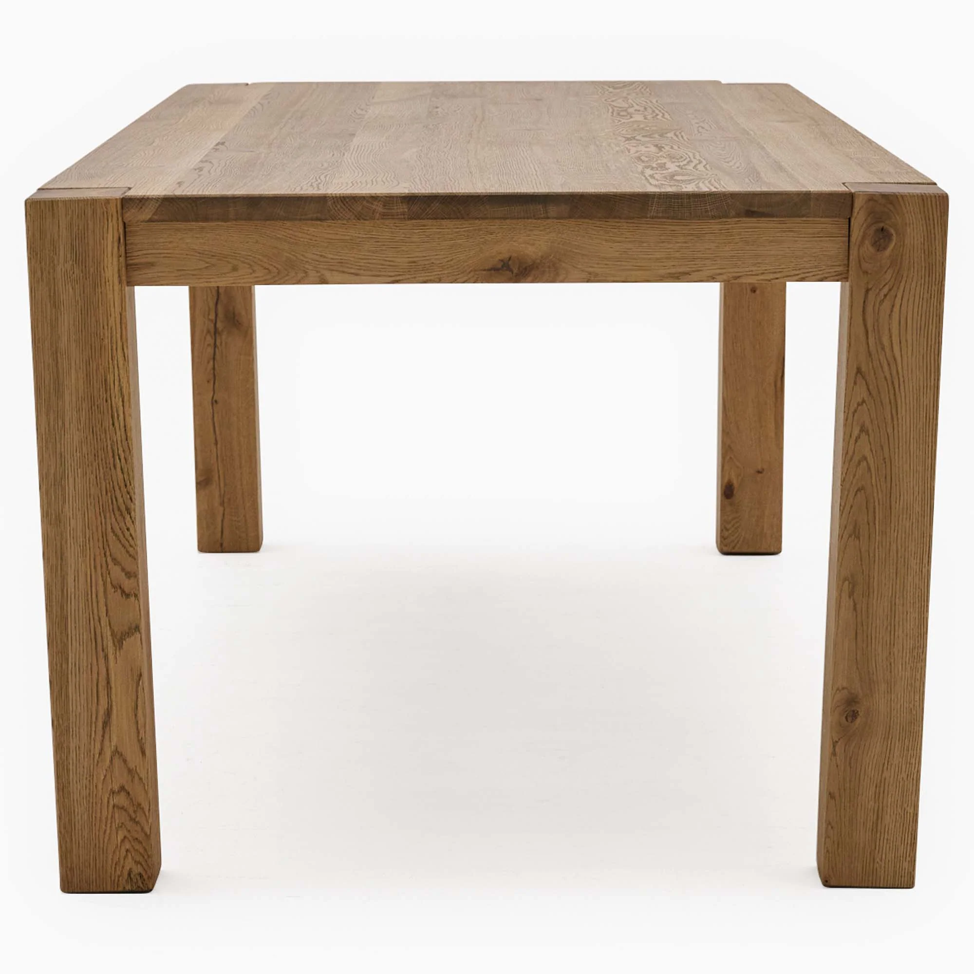Sunnie Dining Table - Dining Table 220x100cm Brushed Oak / Hesse Dark Oil - 220cm - Image 4