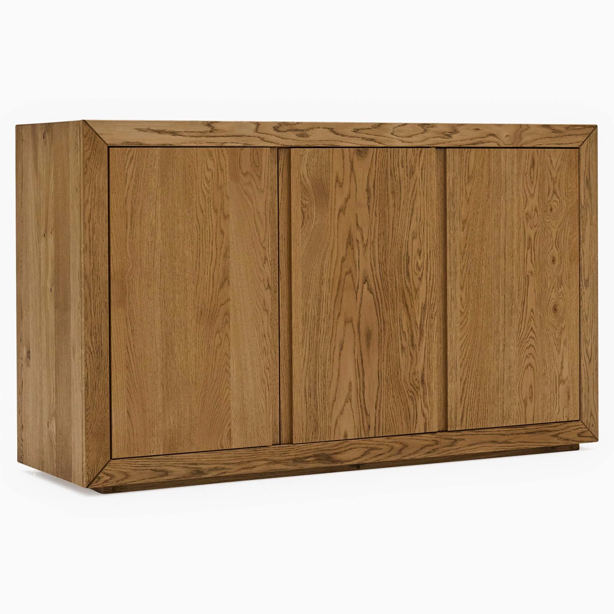 Sunnie Sideboard - 3 Door Sideboard Brushed Oak / Hesse Dark Oil - Image 3