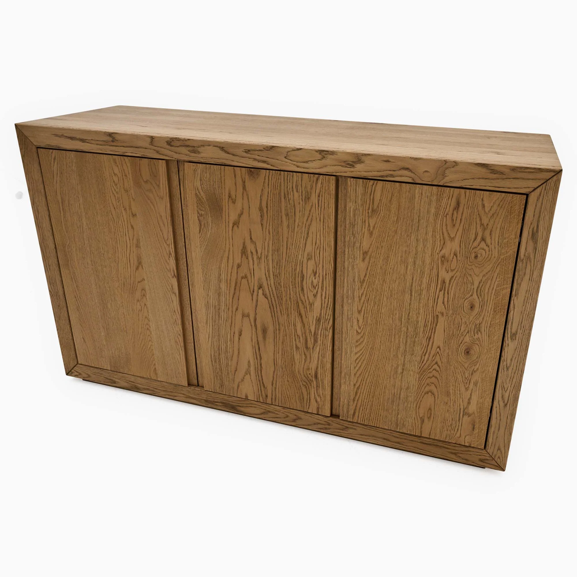 Sunnie Sideboard - 3 Door Sideboard Brushed Oak / Hesse Dark Oil - Image 8