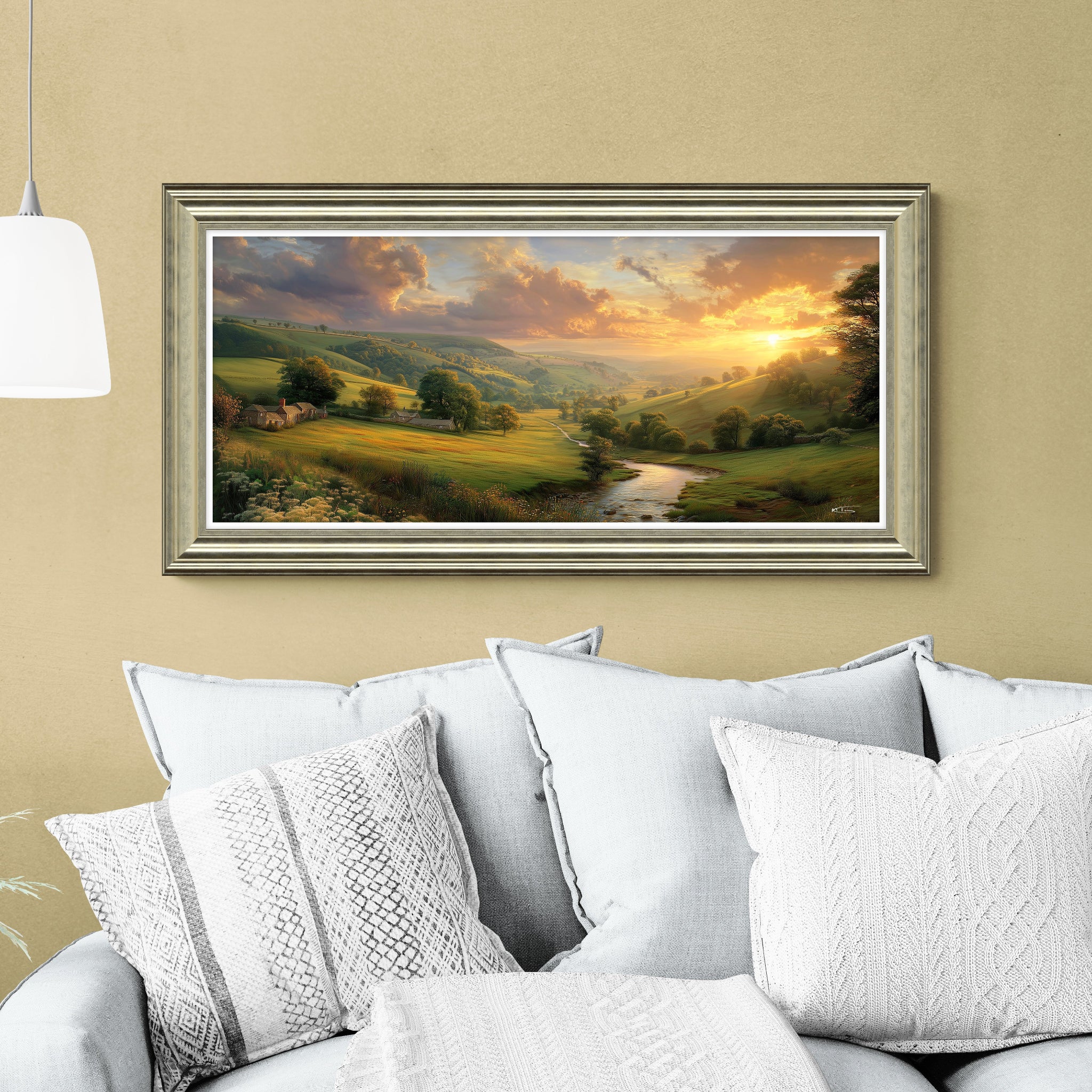 Sunrise Valley Framed Print - Sunrise Valley Framed Print