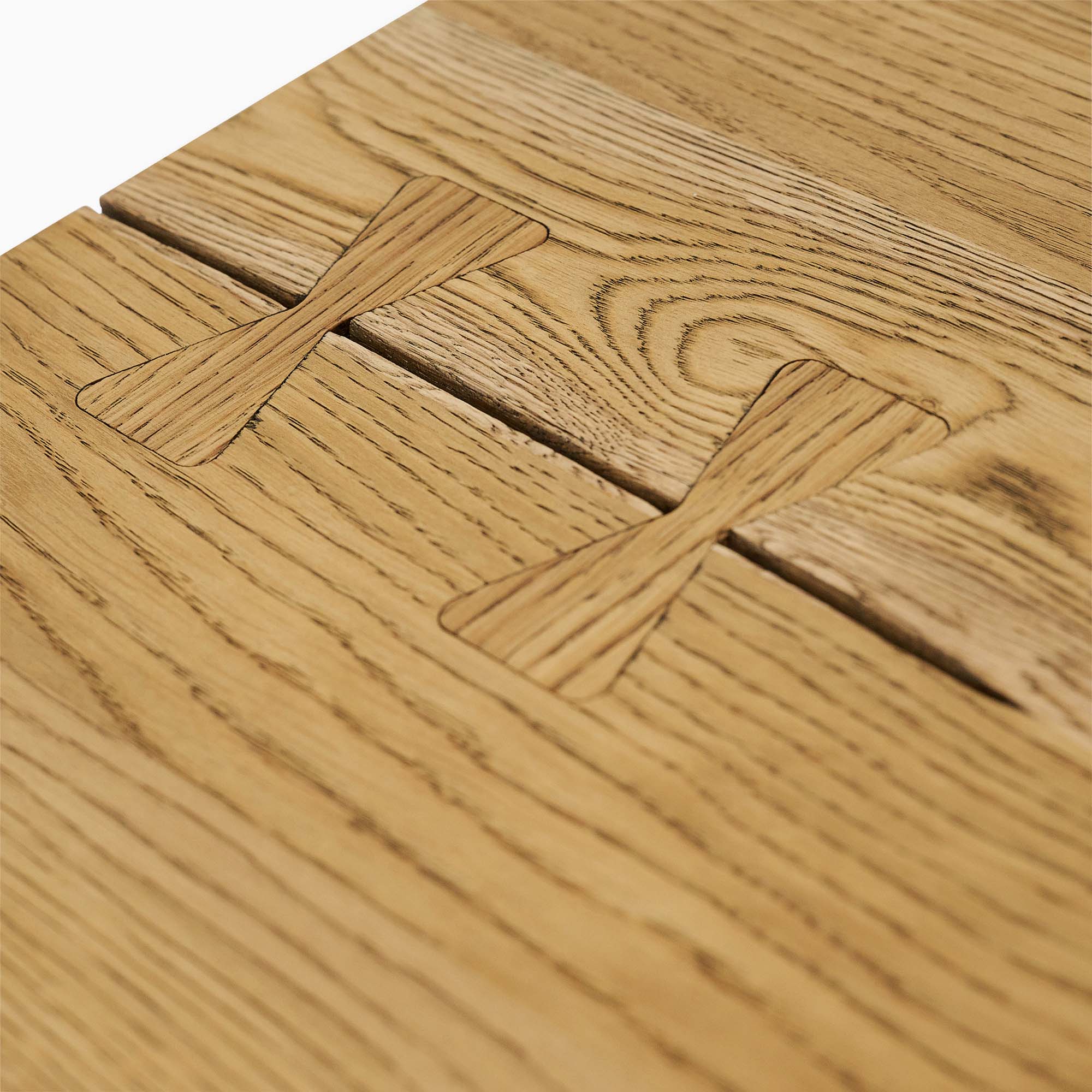Syver Dining Table - Live Edge Dining Table 180x100cm Brushed Oak / Hesse Dark Oil - 180cm - Image 6