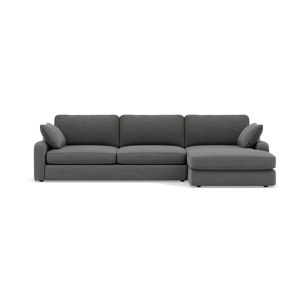 Thalia Large Chaise Pillow Back Sofa - Large Chaise Sofa LHF Grade B - Left Hand Facing - Image 12