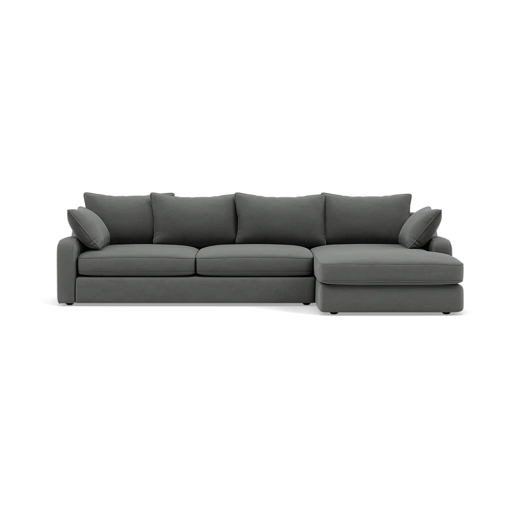Thalia Large Chaise Pillow Back Sofa - Large Chaise Sofa LHF Grade B - Left Hand Facing - Image 19