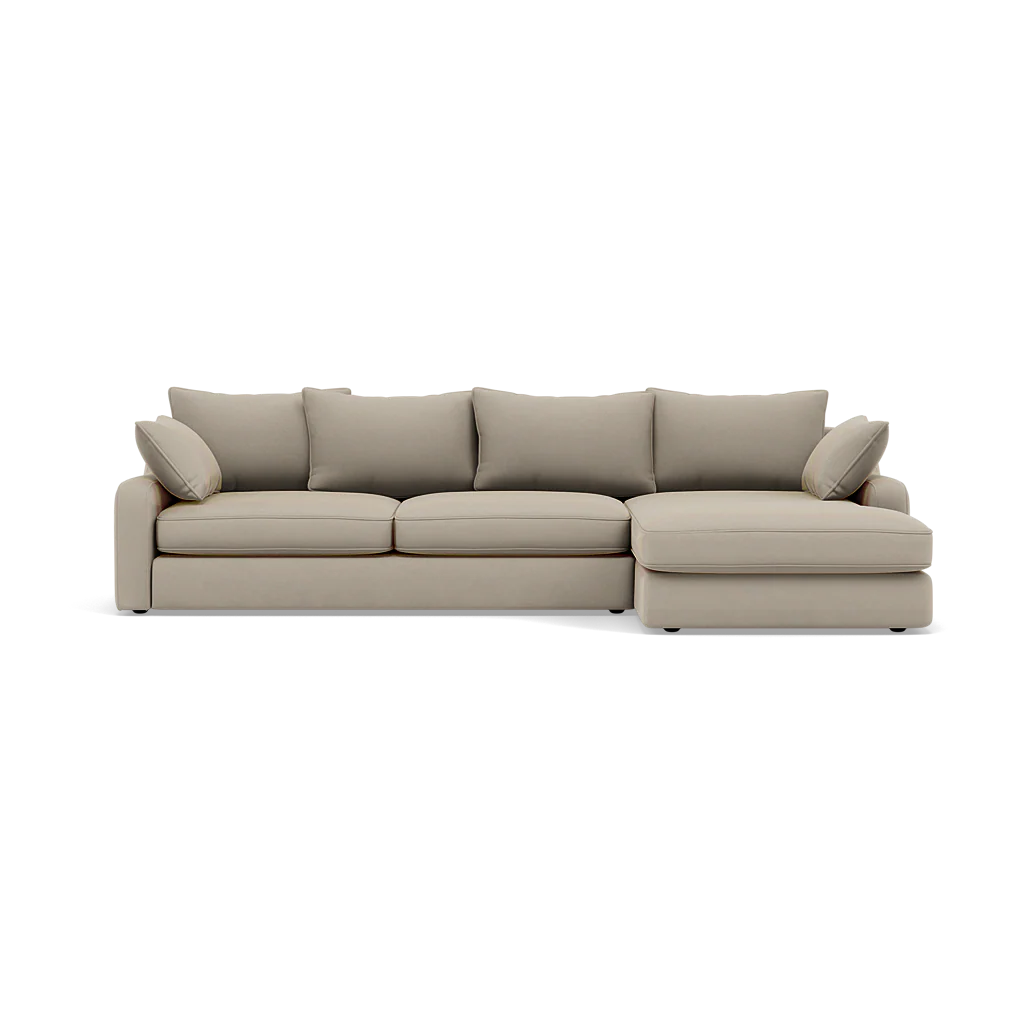 Thalia Large Chaise Pillow Back Sofa - Large Chaise Sofa LHF Grade B - Left Hand Facing - Image 6