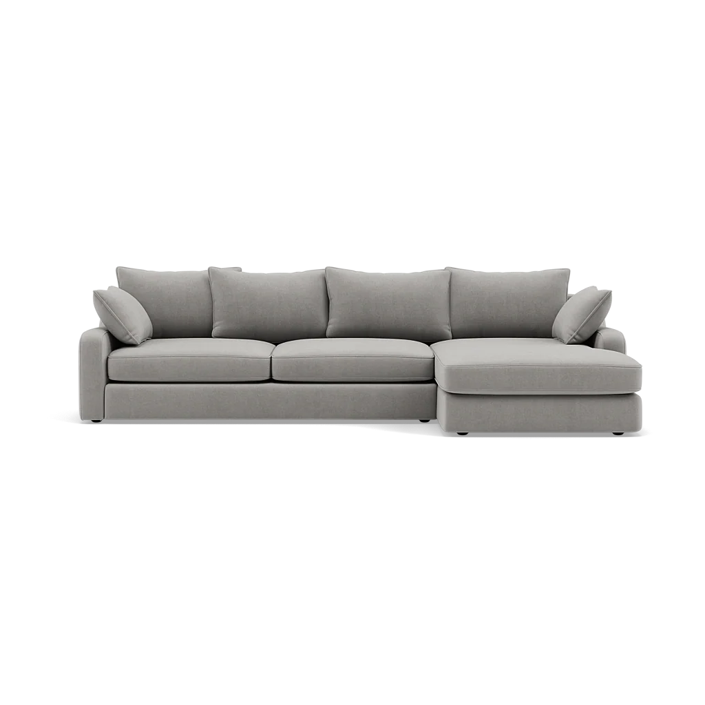Thalia Large Chaise Pillow Back Sofa - Large Chaise Sofa LHF Grade B - Left Hand Facing - Image 7