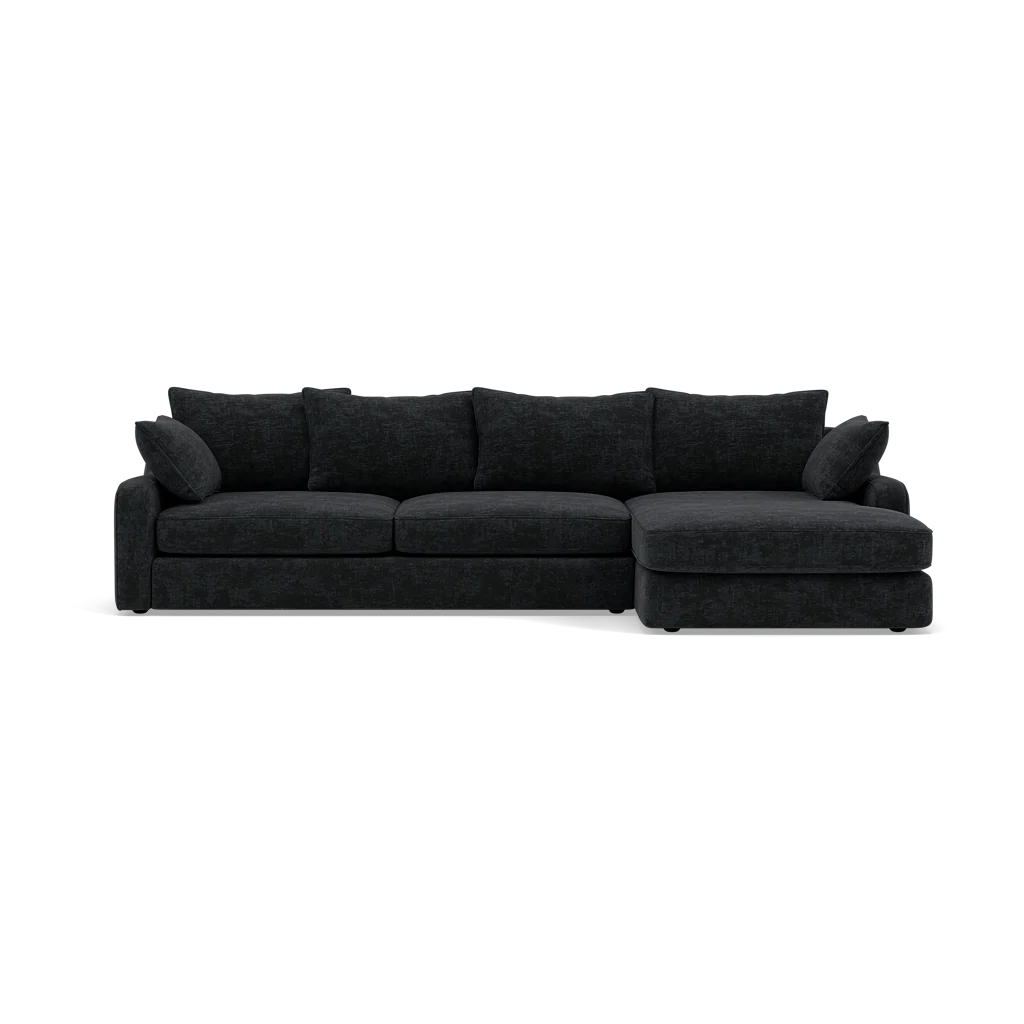 Thalia Large Chaise Pillow Back Sofa - Large Chaise Sofa LHF Grade C - Left Hand Facing - Image 3