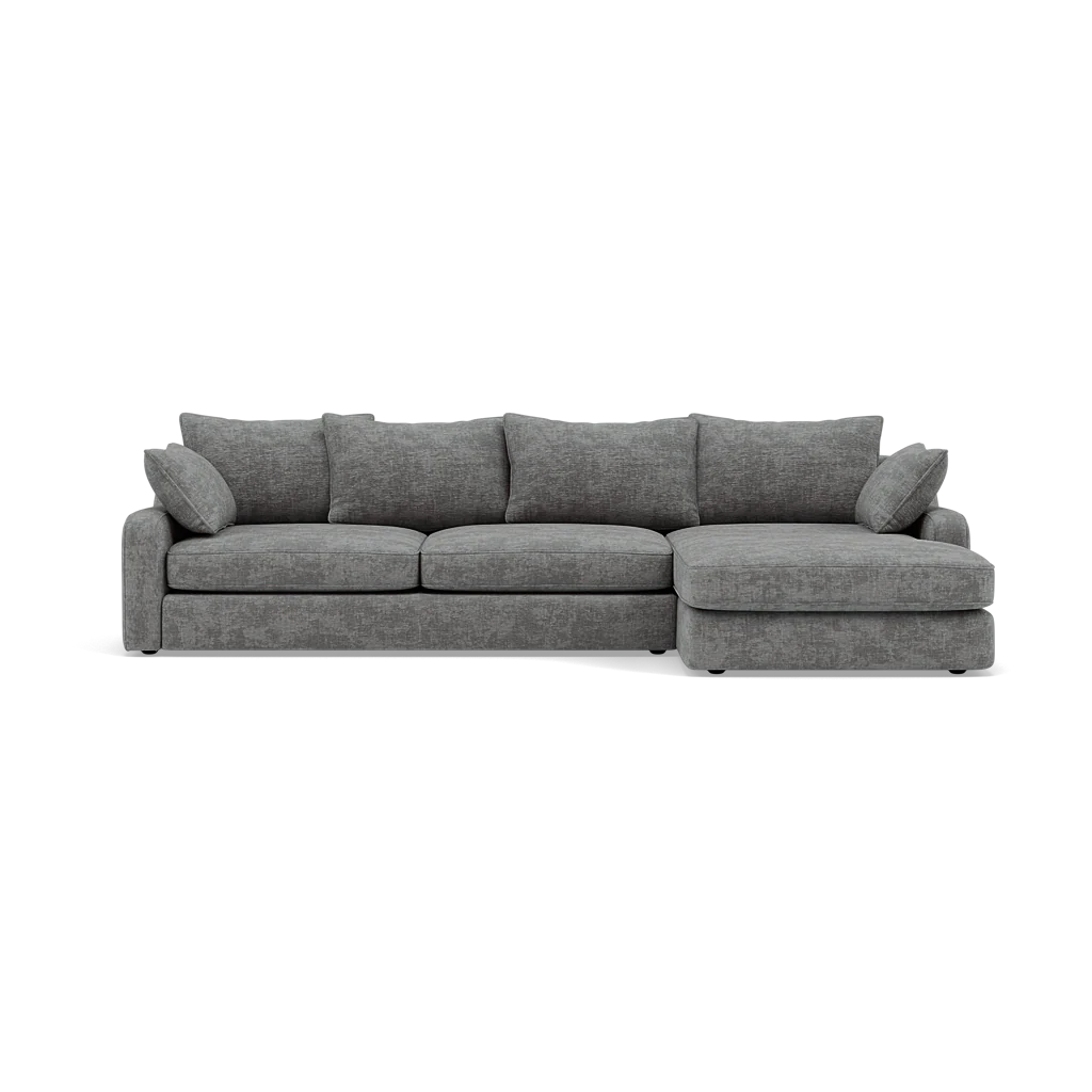 Thalia Large Chaise Pillow Back Sofa - Large Chaise Sofa LHF Grade C - Left Hand Facing - Image 4