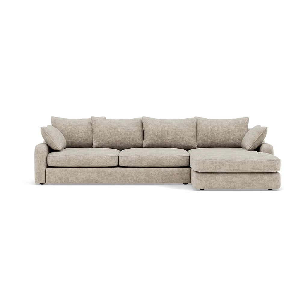 Thalia Large Chaise Pillow Back Sofa - Large Chaise Sofa LHF Grade C - Left Hand Facing - Image 7