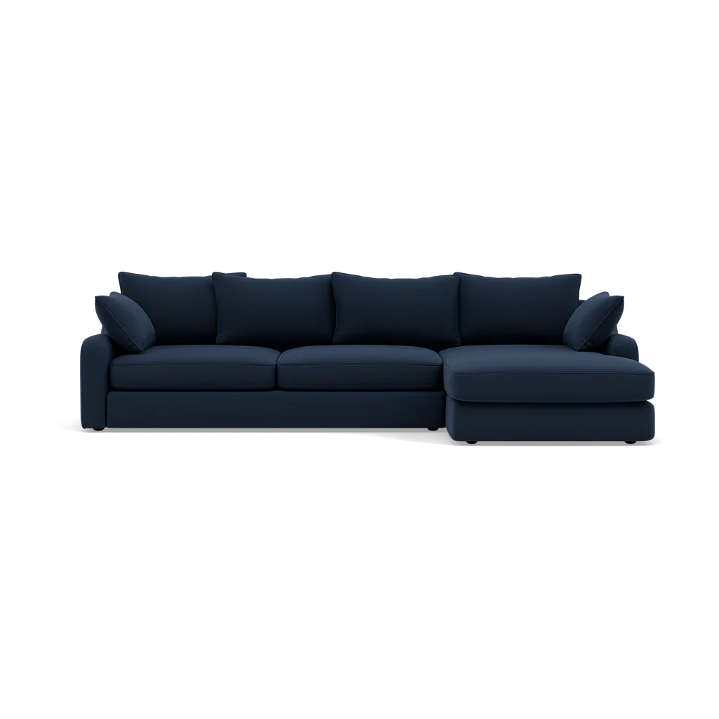 Thalia Large Chaise Pillow Back Sofa - Large Chaise Sofa RHF Grade B - Right Hand Facing - Image 3