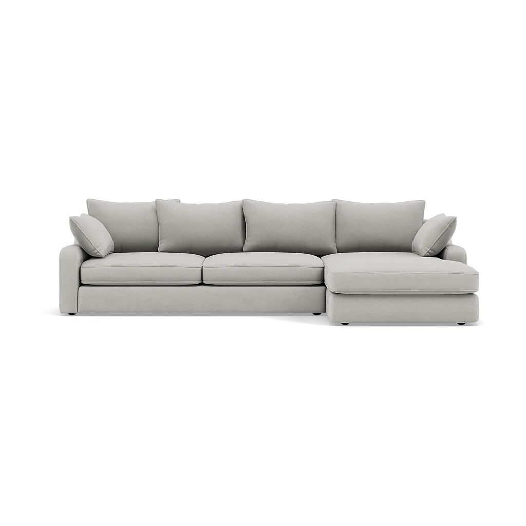 Thalia Large Chaise Pillow Back Sofa - Large Chaise Sofa RHF Grade B - Right Hand Facing - Image 4