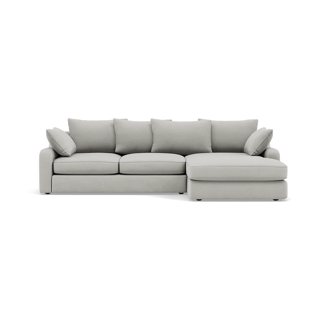 Thalia Small Chaise Pillow Back Sofa - Small Chaise Sofa LHF Grade B - Left Hand Facing - Image 3