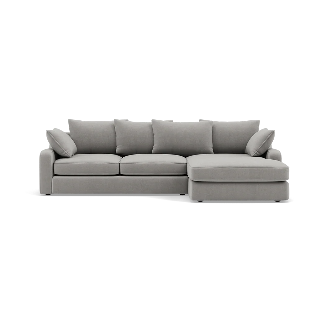 Thalia Small Chaise Pillow Back Sofa - Small Chaise Sofa LHF Grade B - Left Hand Facing - Image 6
