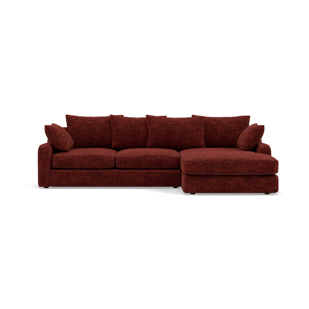 Thalia Small Chaise Pillow Back Sofa - Small Chaise Sofa LHF Grade C - Left Hand Facing