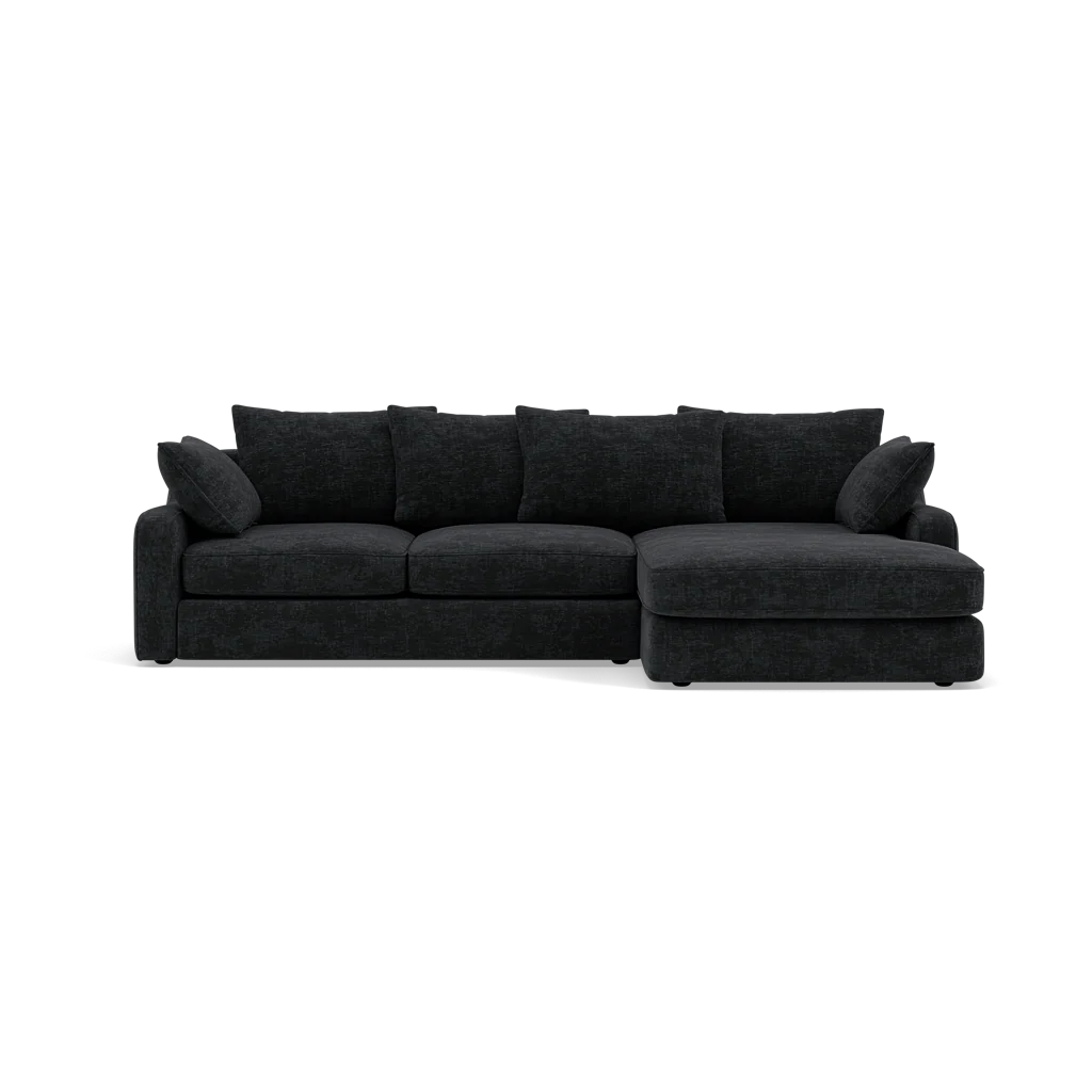 Thalia Small Chaise Pillow Back Sofa - Small Chaise Sofa LHF Grade C - Left Hand Facing - Image 2