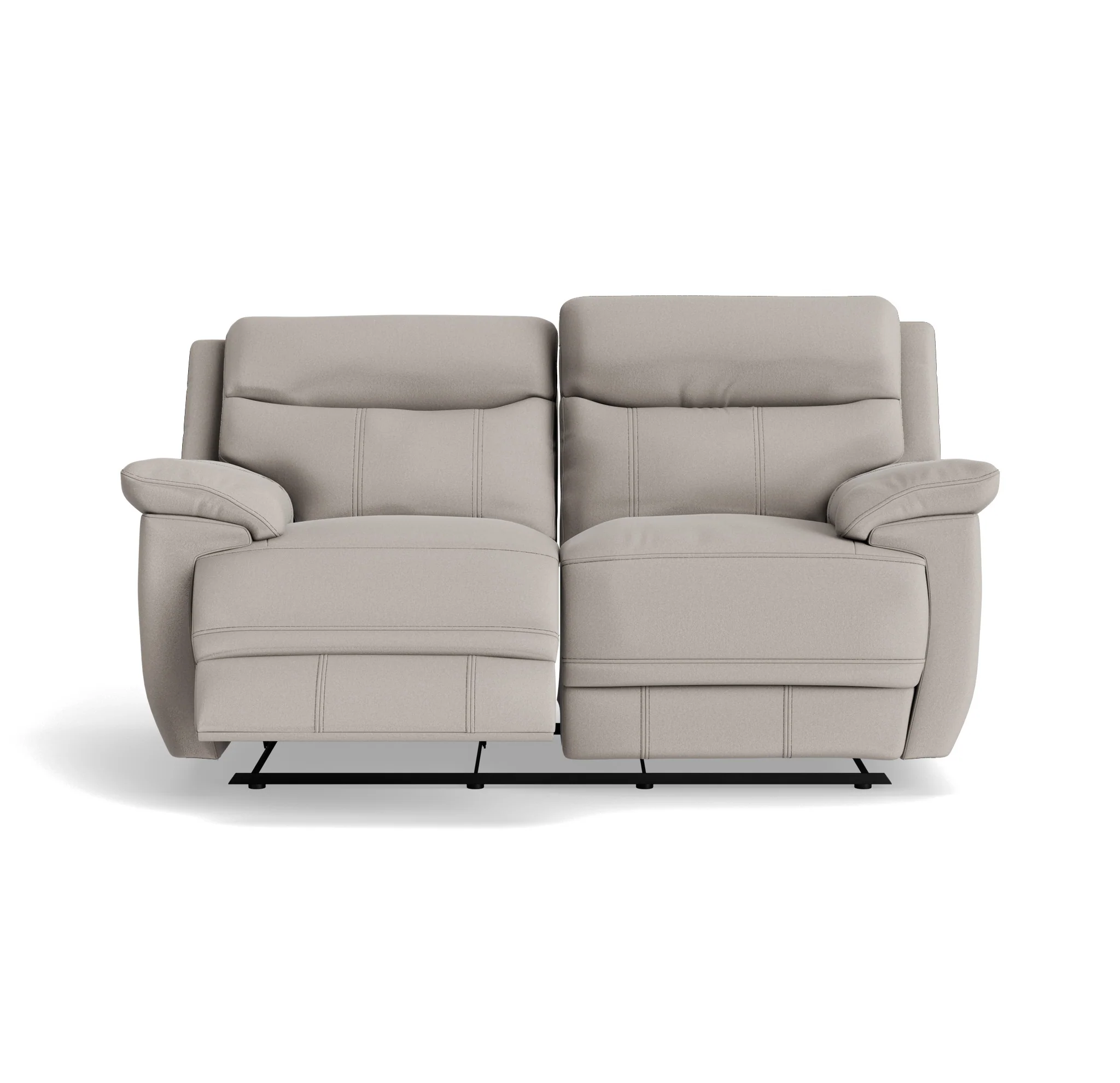 Tranquil 2 Seater Recliner Sofa - 2 Seater 2 Power Recliners Fabric - Power Recliner with USB