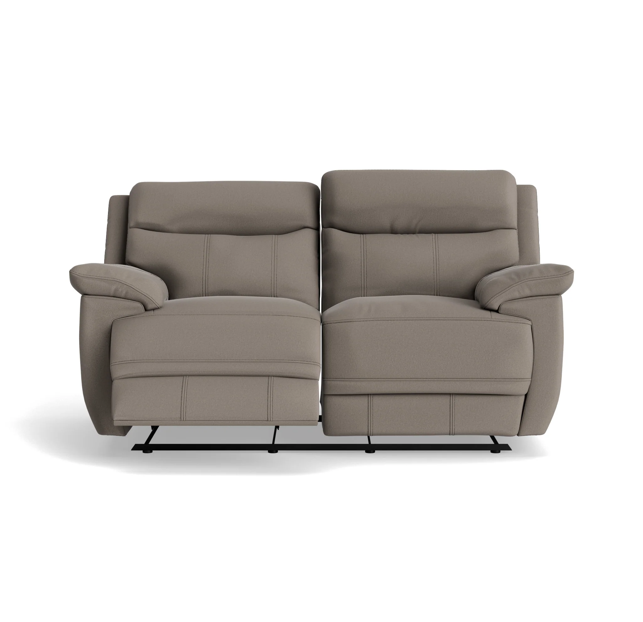 Tranquil 2 Seater Recliner Sofa - 2 Seater 2 Power Recliners Fabric - Power Recliner with USB - Image 2