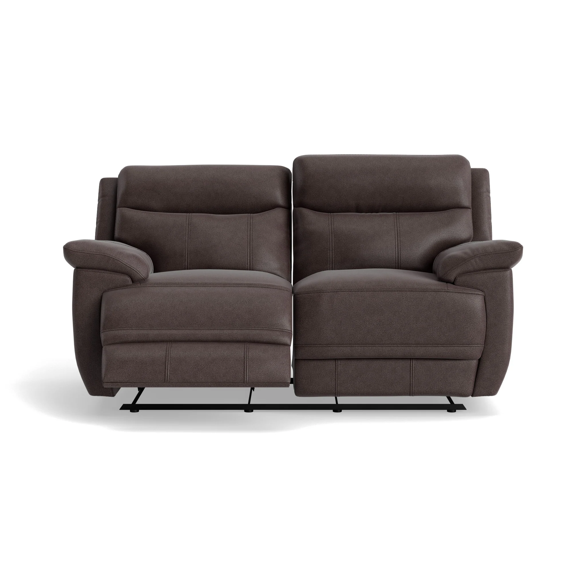 Tranquil 2 Seater Recliner Sofa - 2 Seater 2 Power Recliners Fabric - Power Recliner with USB - Image 7