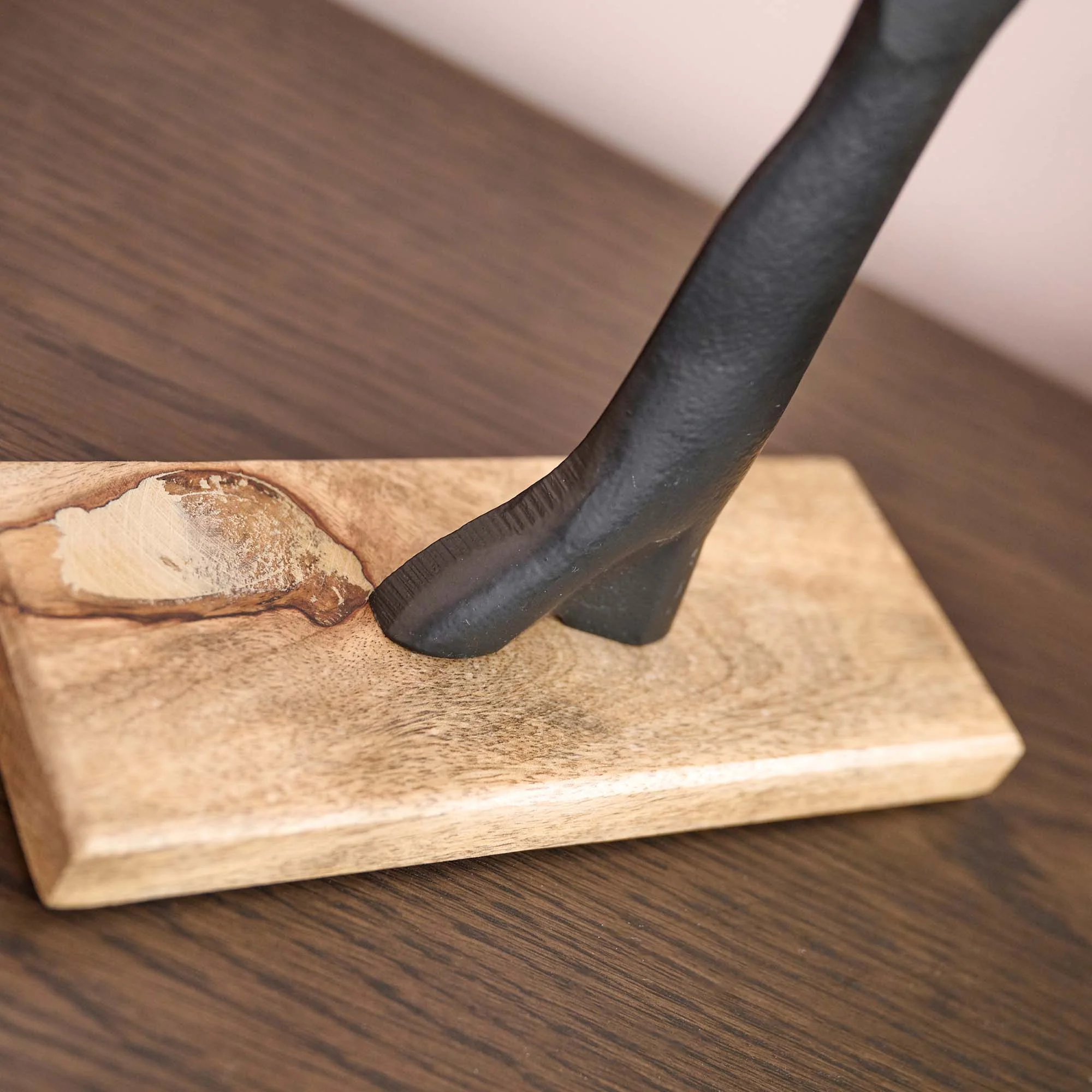 Tree On Wooden Base Black - Tree On Wooden Base 42CM Black - Image 4