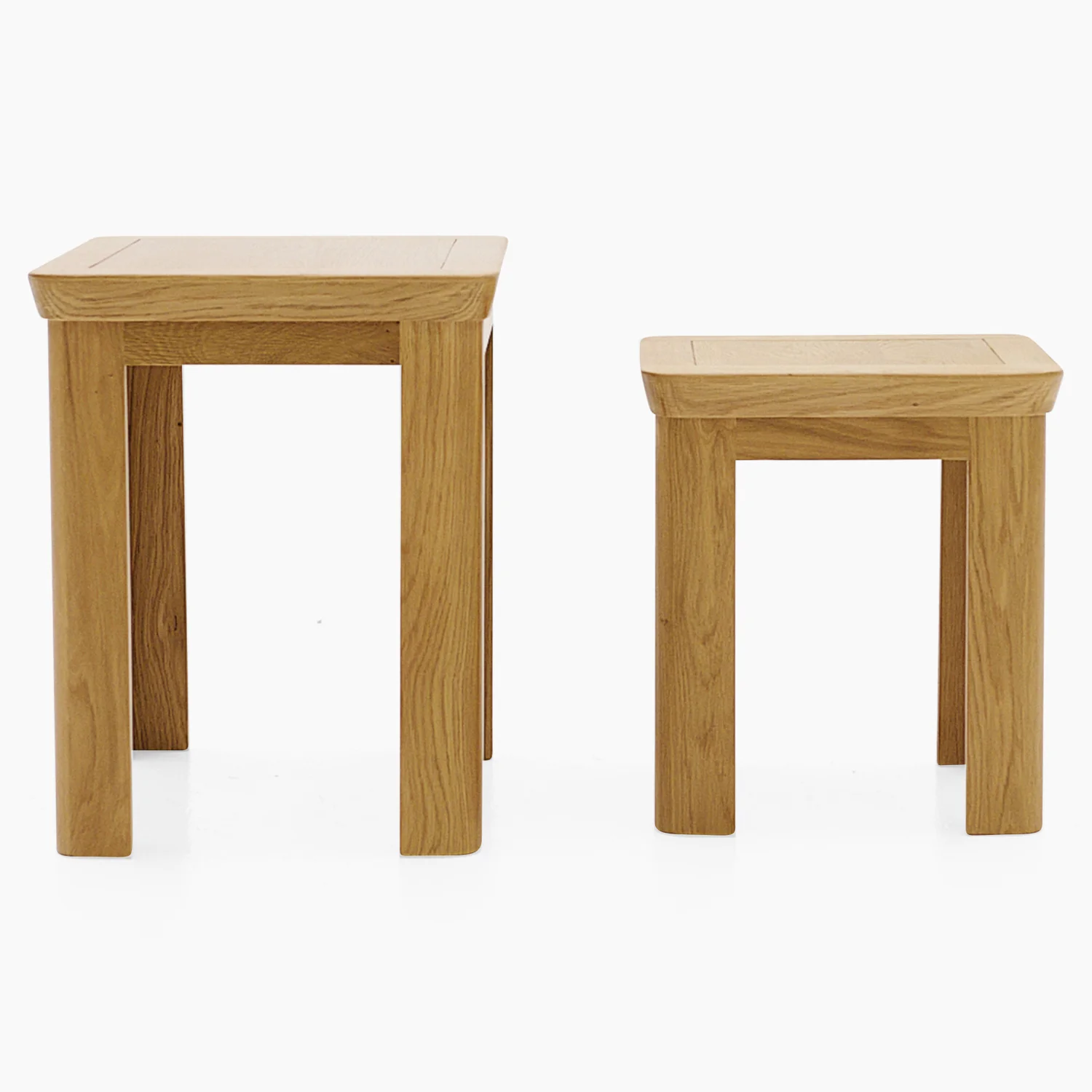 Treviso Nest of Tables - Nest of Tables Light Oak - Image 4