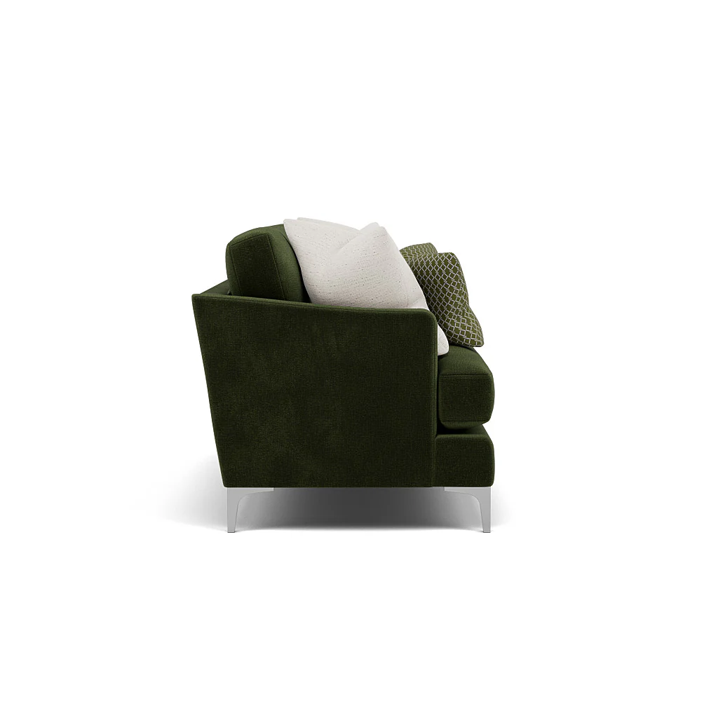 Tulip Small 3 Seater Sofa - 2.5 Seater Sofa Fabric - Image 4