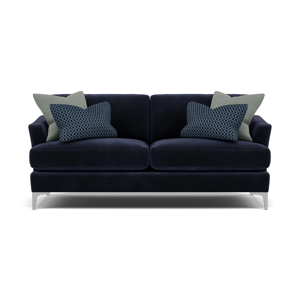 Tulip Small 3 Seater Sofa - 2.5 Seater Sofa Fabric - Image 6