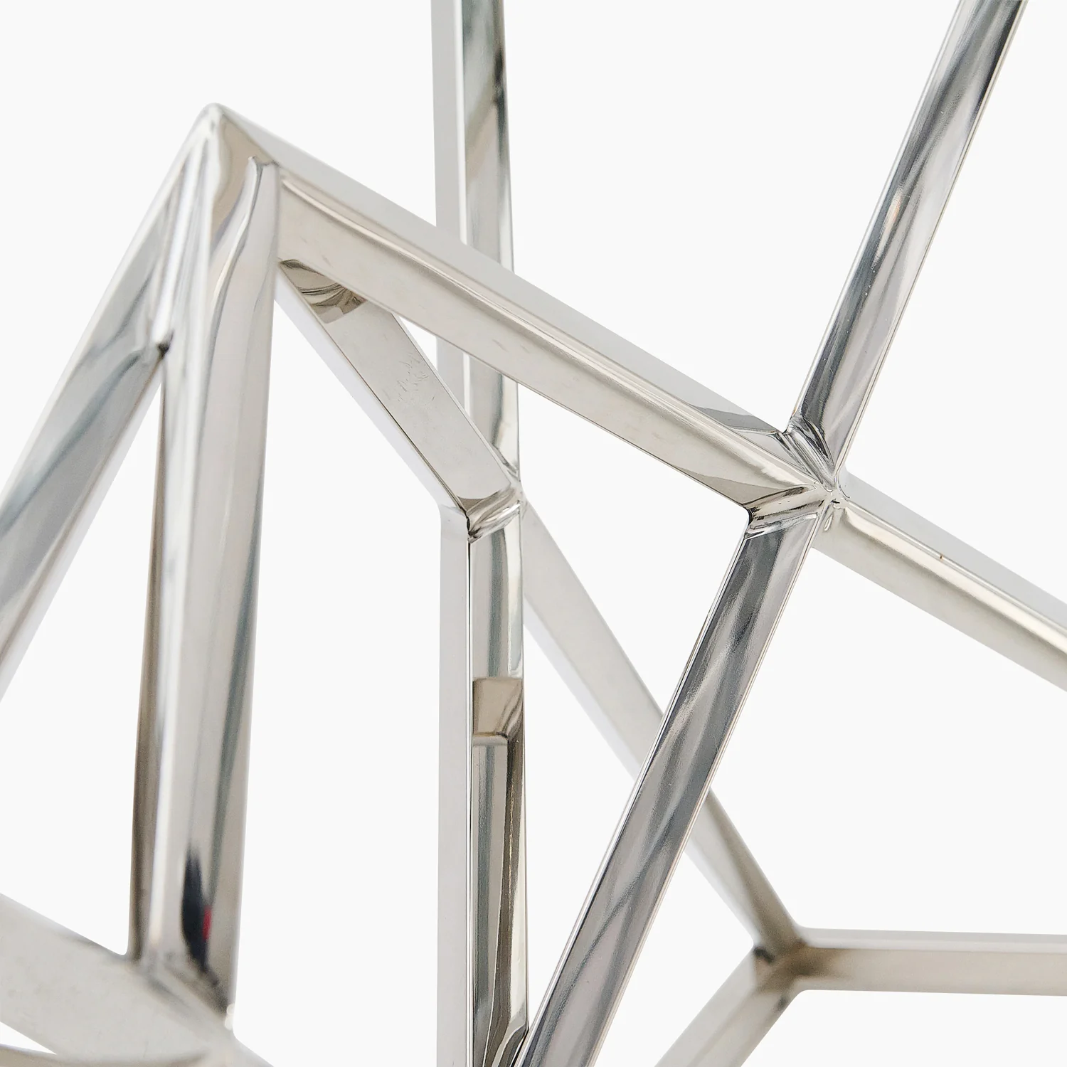 Turin Console Table - Console Table Clear Glass / Stainless Steel - Image 6