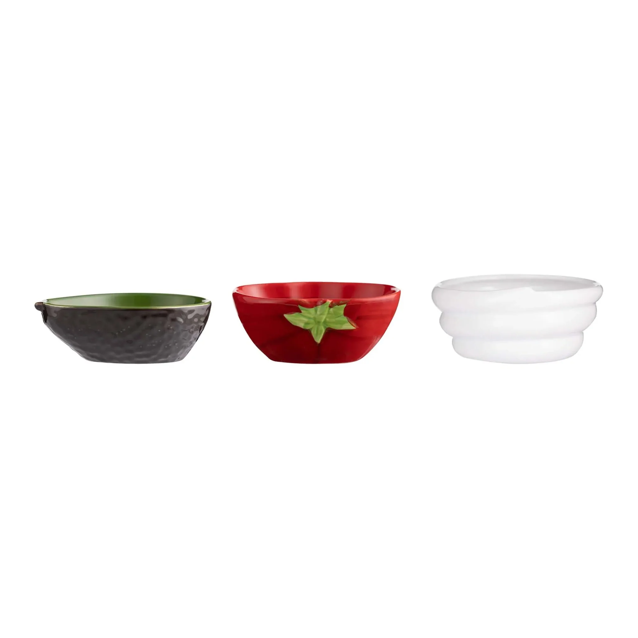 DISC Typ World Foods Set Of 3 Fajita Dip Bowls - Image 2