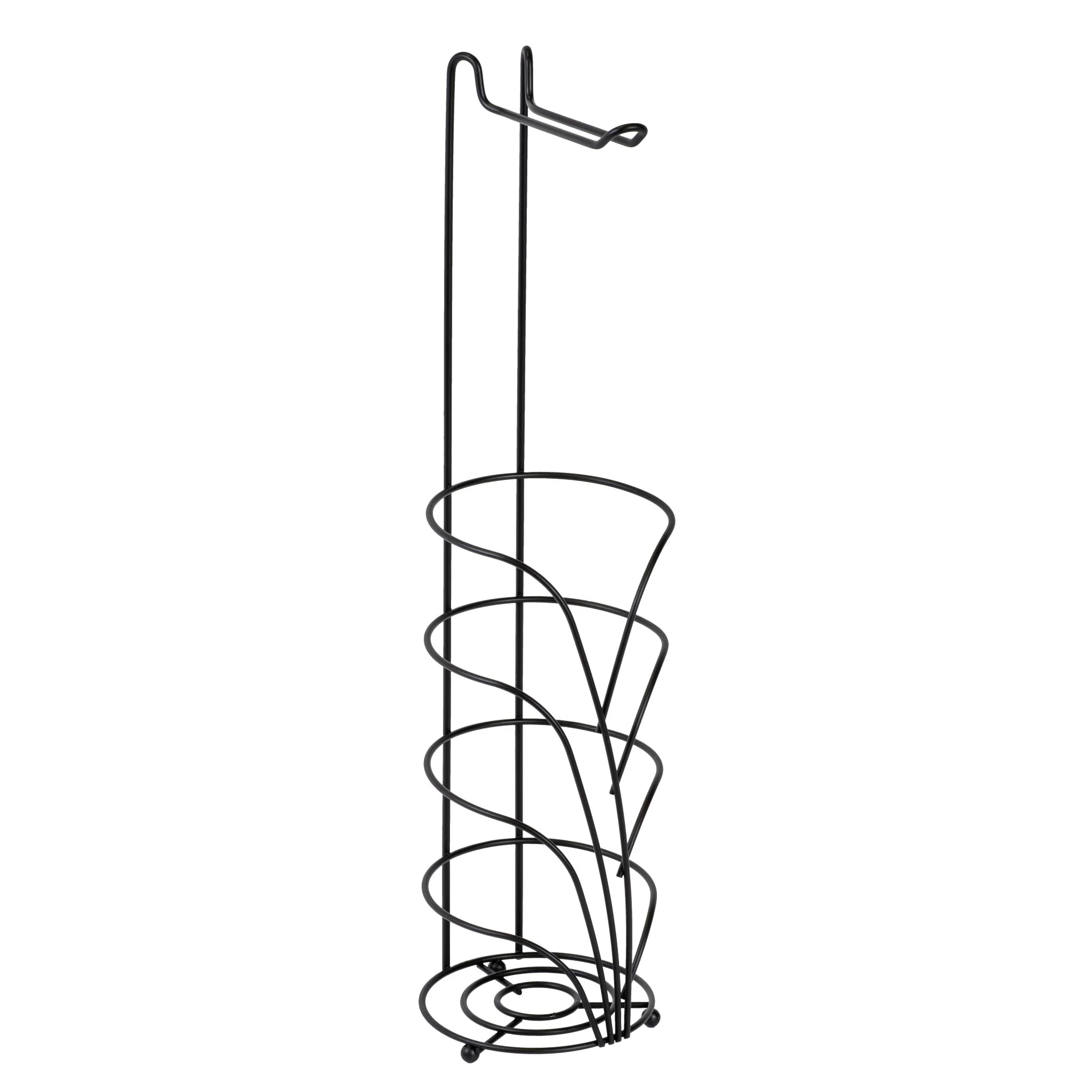 Showerdrape Black Toilet Roll Holder - Vertu Toilet Roll Holder Black - Image 2