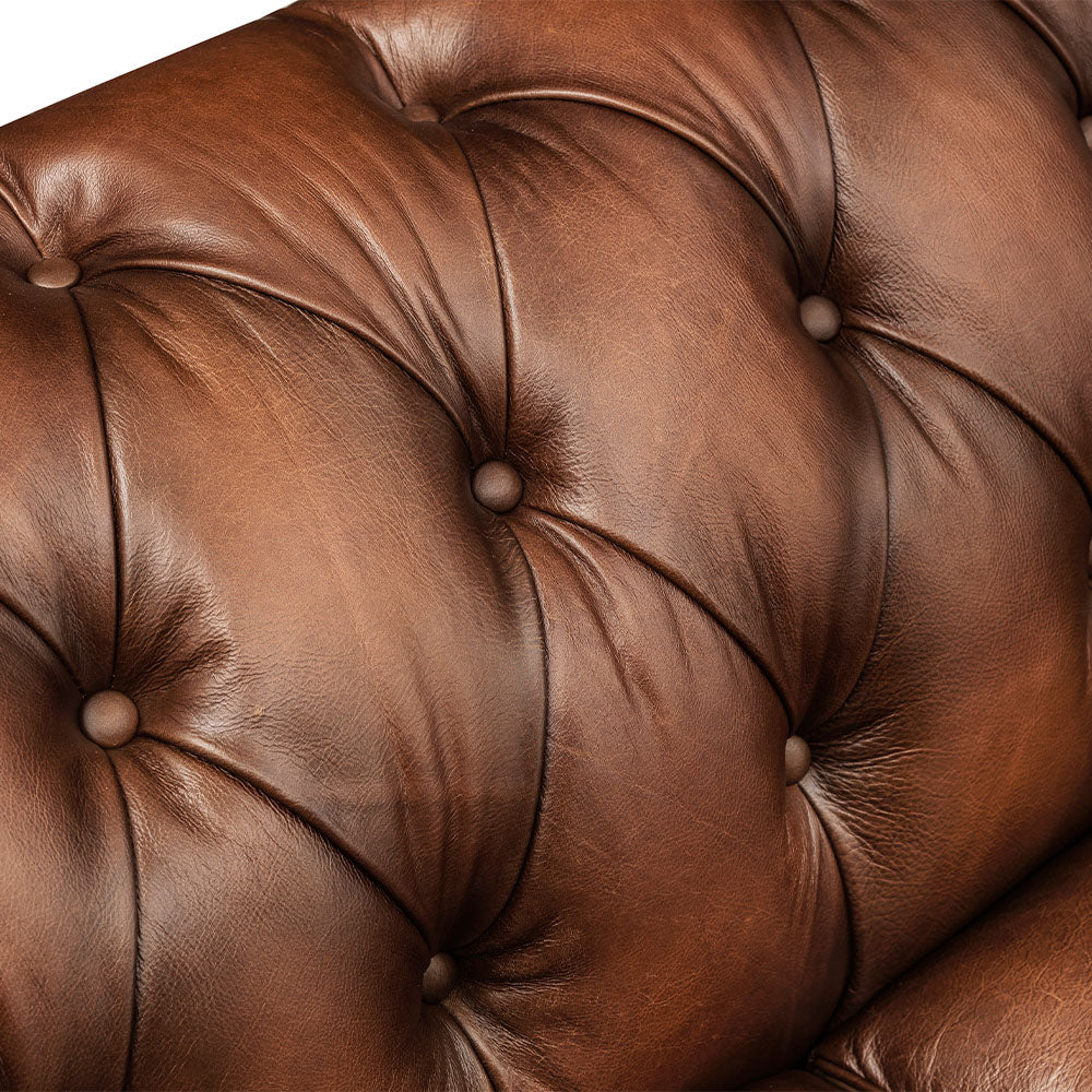 Violet 3 Seater Sofa - 2.5 Seater Sofa Vintage Leather - Image 6