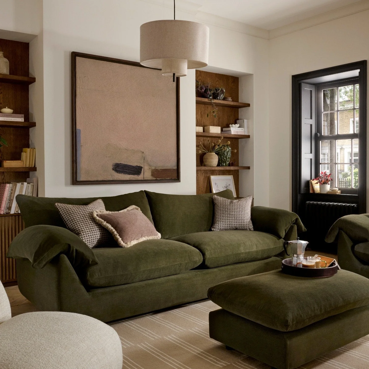 Vogue Williams Bayswater Large Sofa - Large Sofa Matt Chenille - Image 2