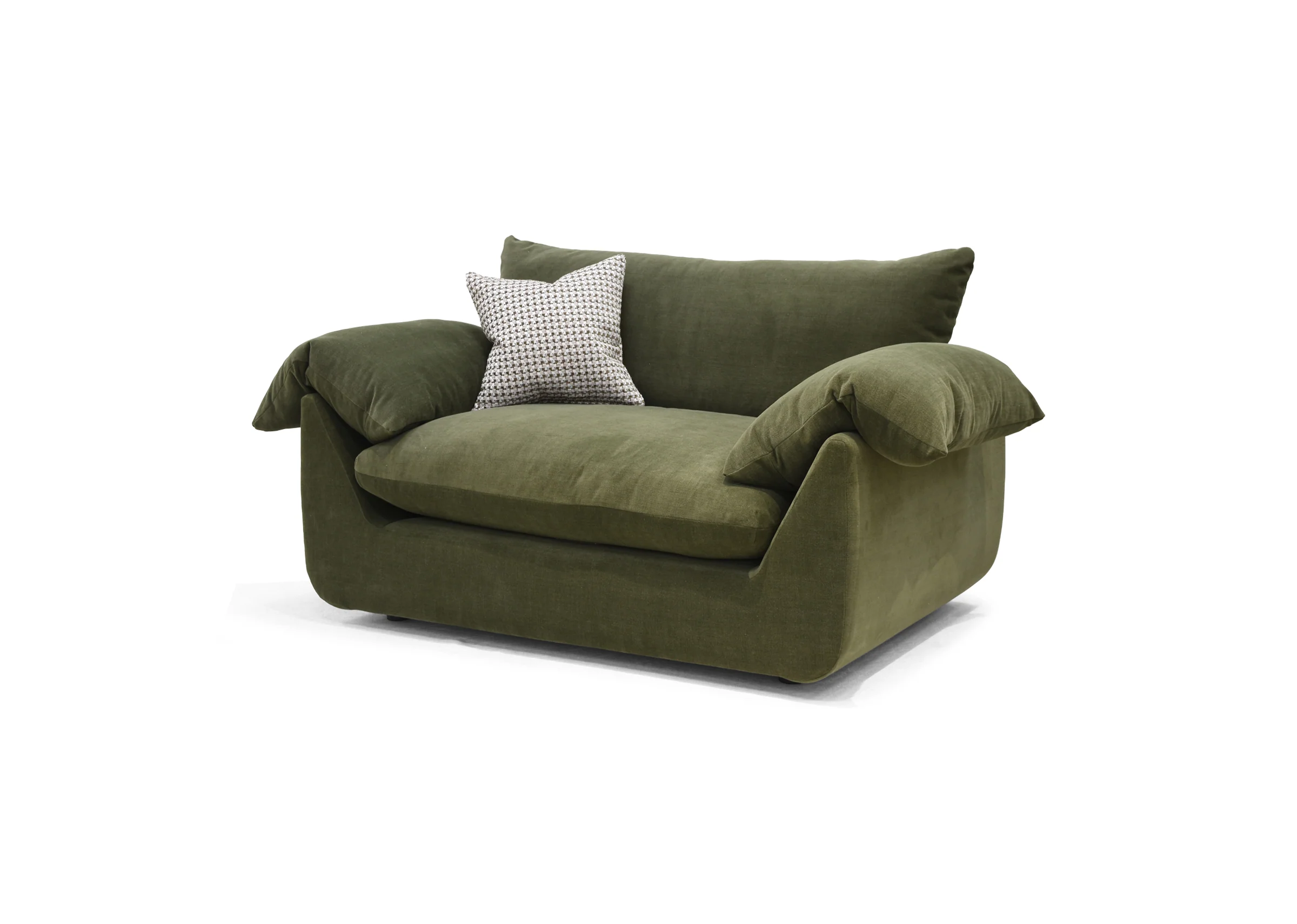 Vogue Williams Bayswater Loveseat - Cuddler Linen Look - Image 3