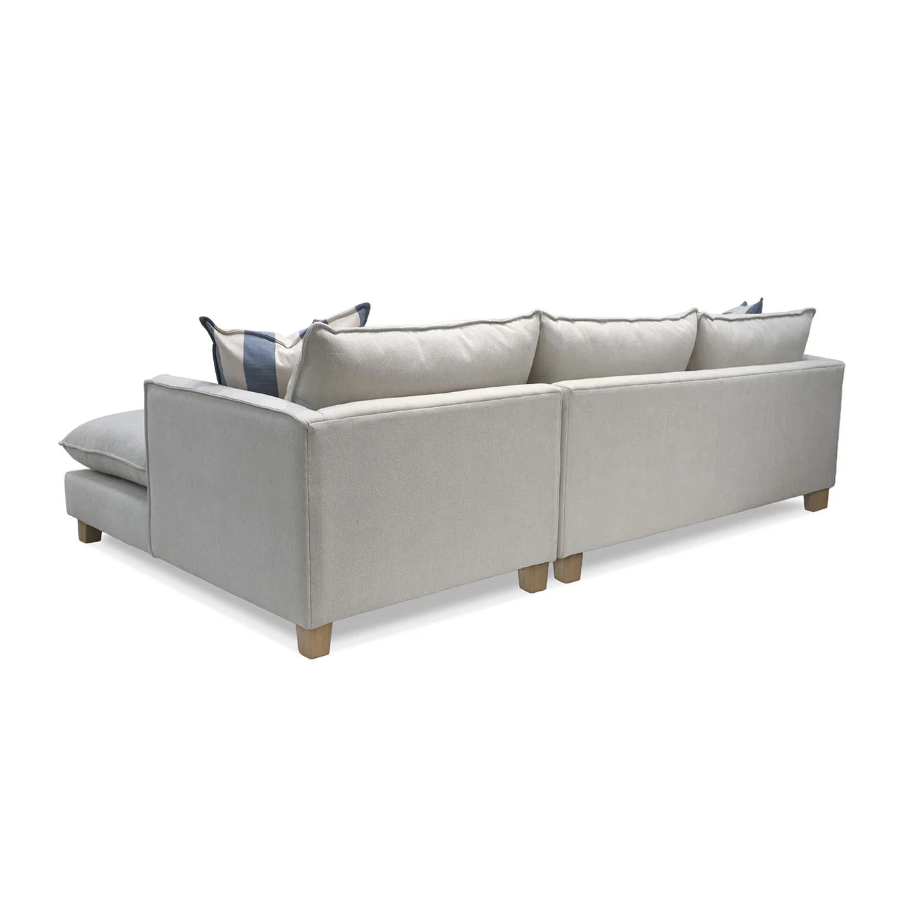 Vogue Williams Howth Large Chaise Sofa - Large Chaise Sofa Left Soft Chenille - Left Hand Facing - Image 3
