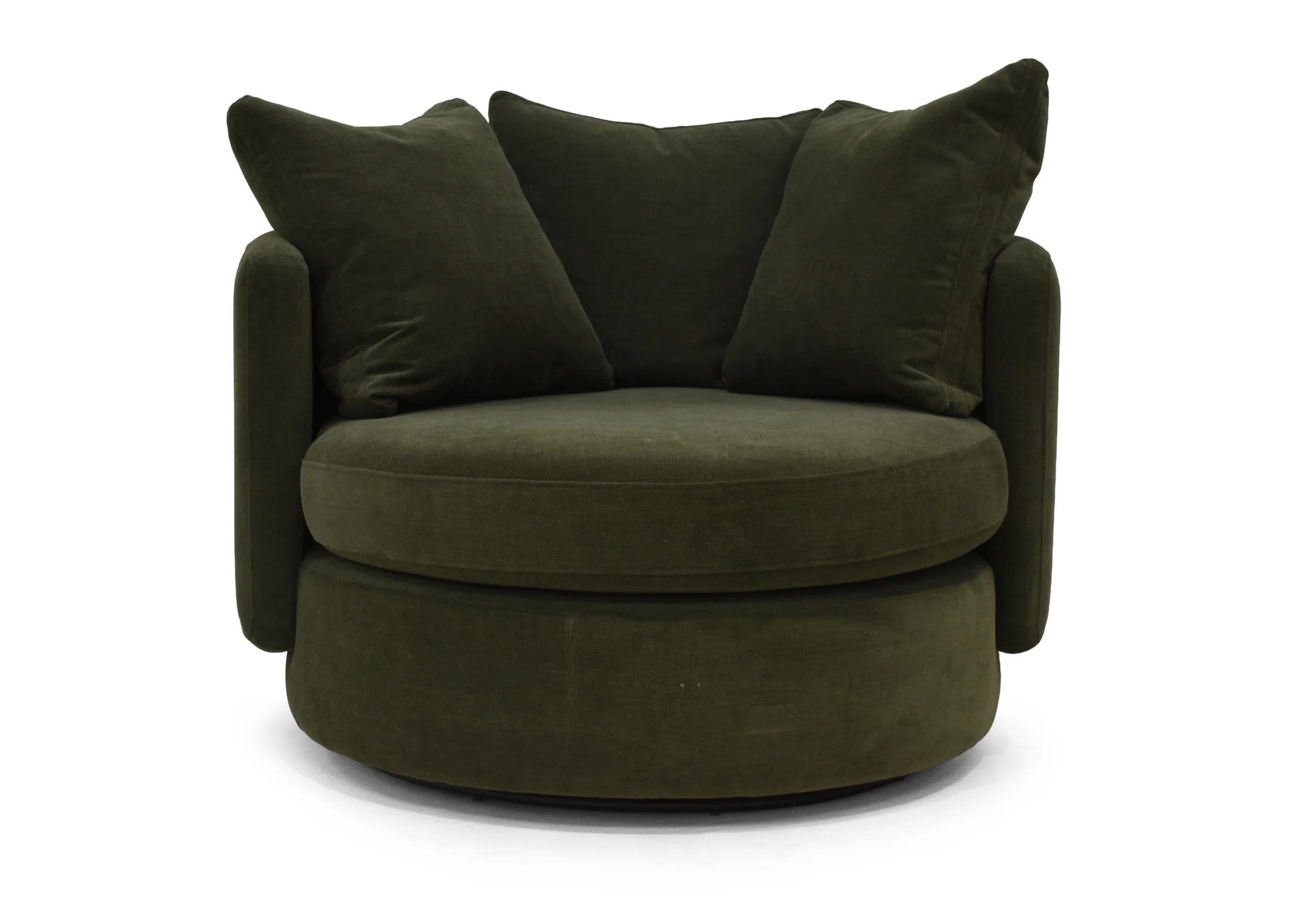 Vogue Williams Piccadilly Large Swivel Chair - Large Swivel Chair Linen Look