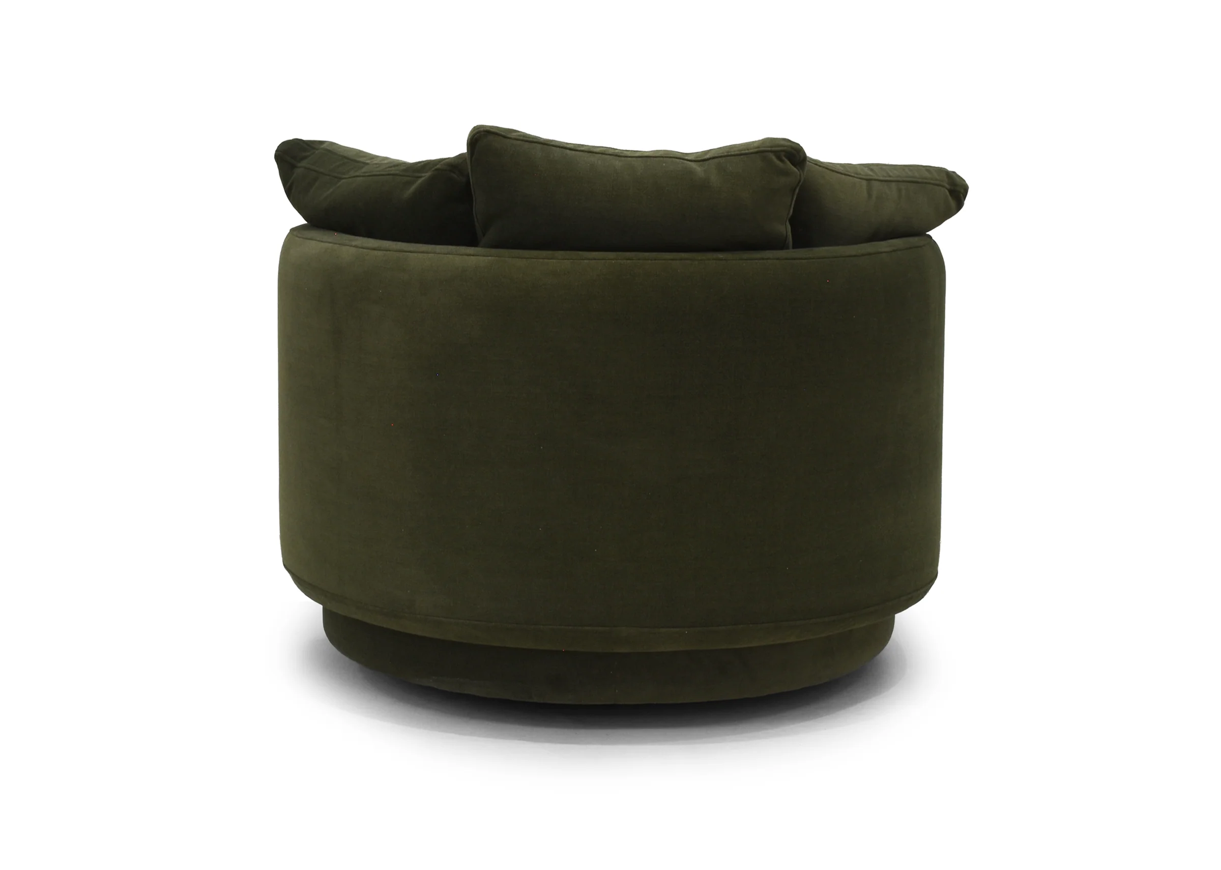 Vogue Williams Piccadilly Small Swivel Chair - Small Swivel Chair Soft Chenille - Image 4