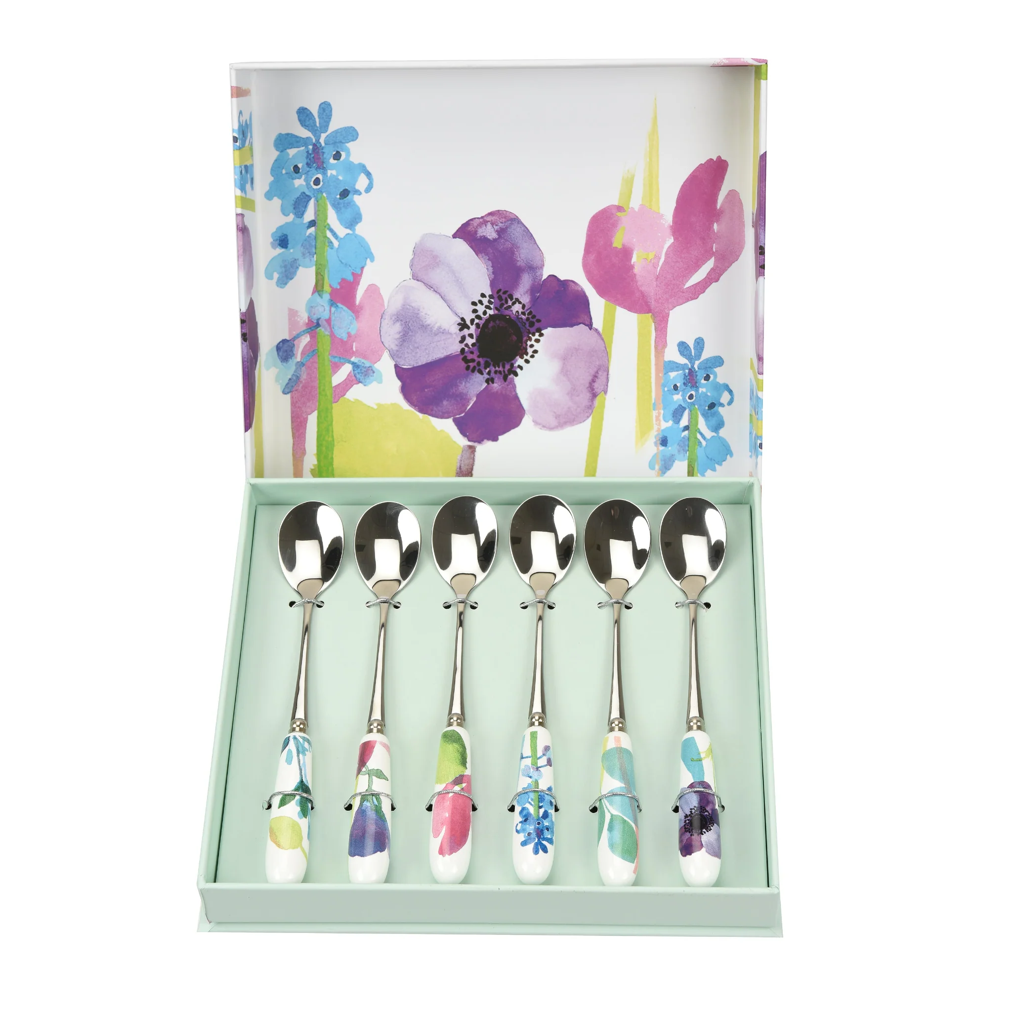 Water Garden Tea Spoons Set 6