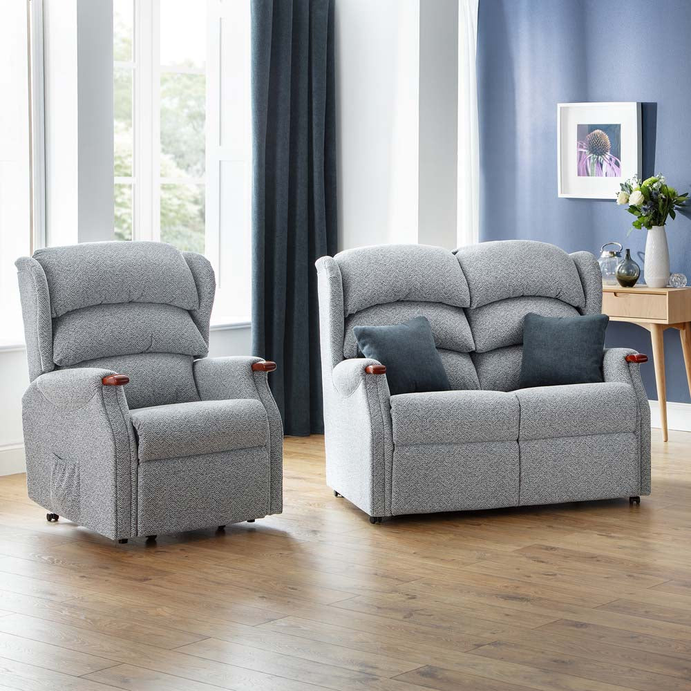 Westbury 2 Seater Sofa - Fixed 2 Seater Leather - Image 3