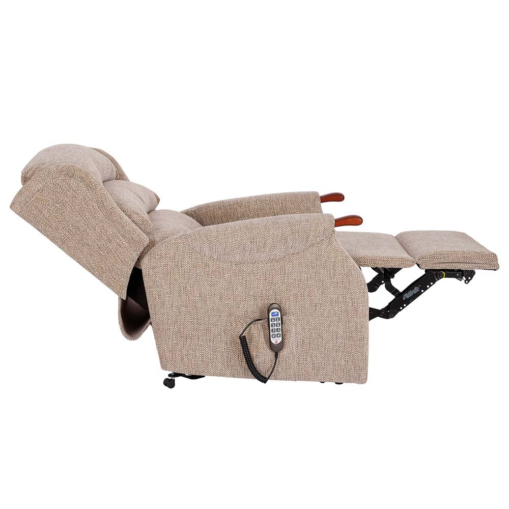 Westbury Petite Recliner Armchair - Petite Single Motor Recliner Fabric - Power Recliner with USB - Image 6