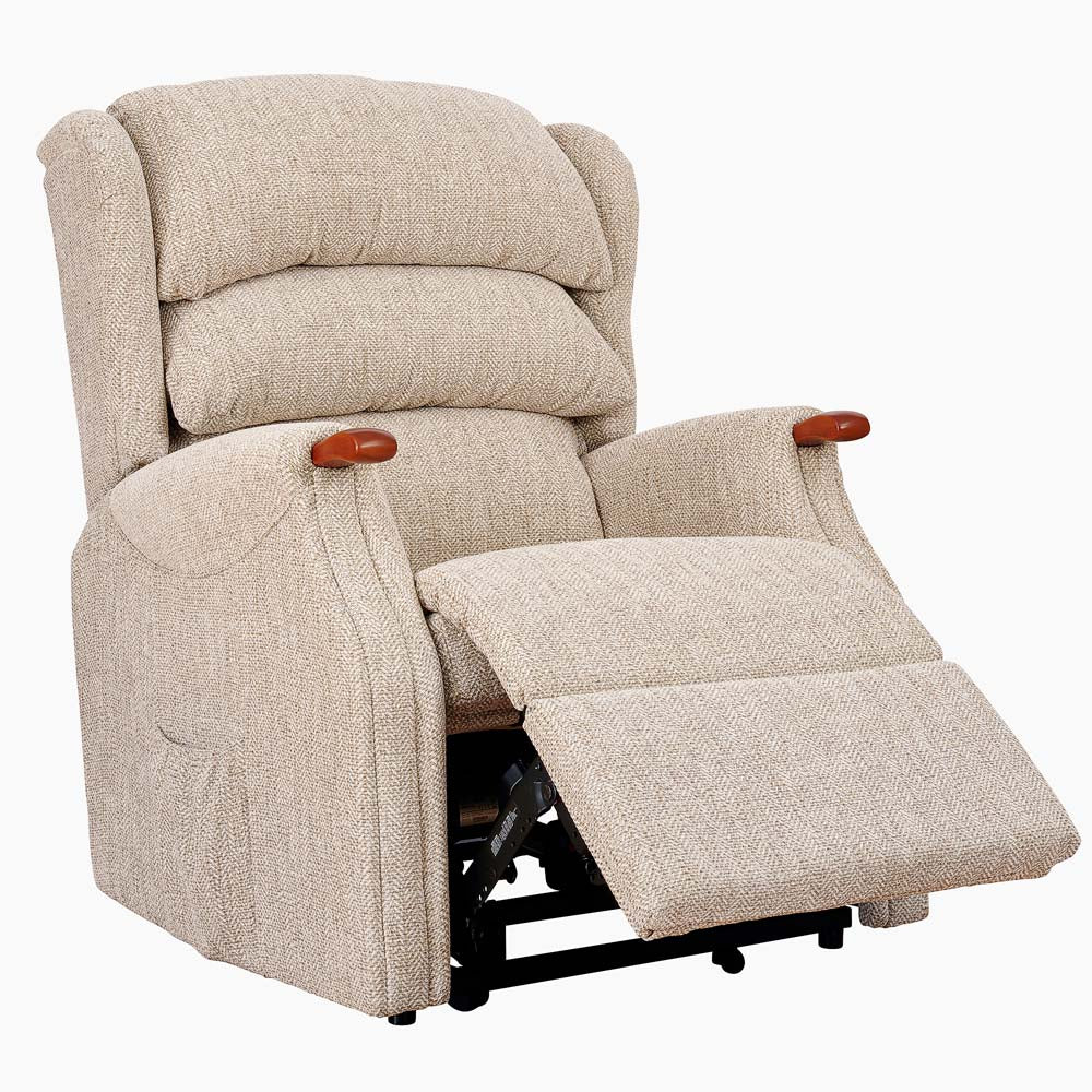 Westbury Standard Recliner Armchair - Standard Single Motor Recliner Fabric - Power Recliner with USB - Image 3