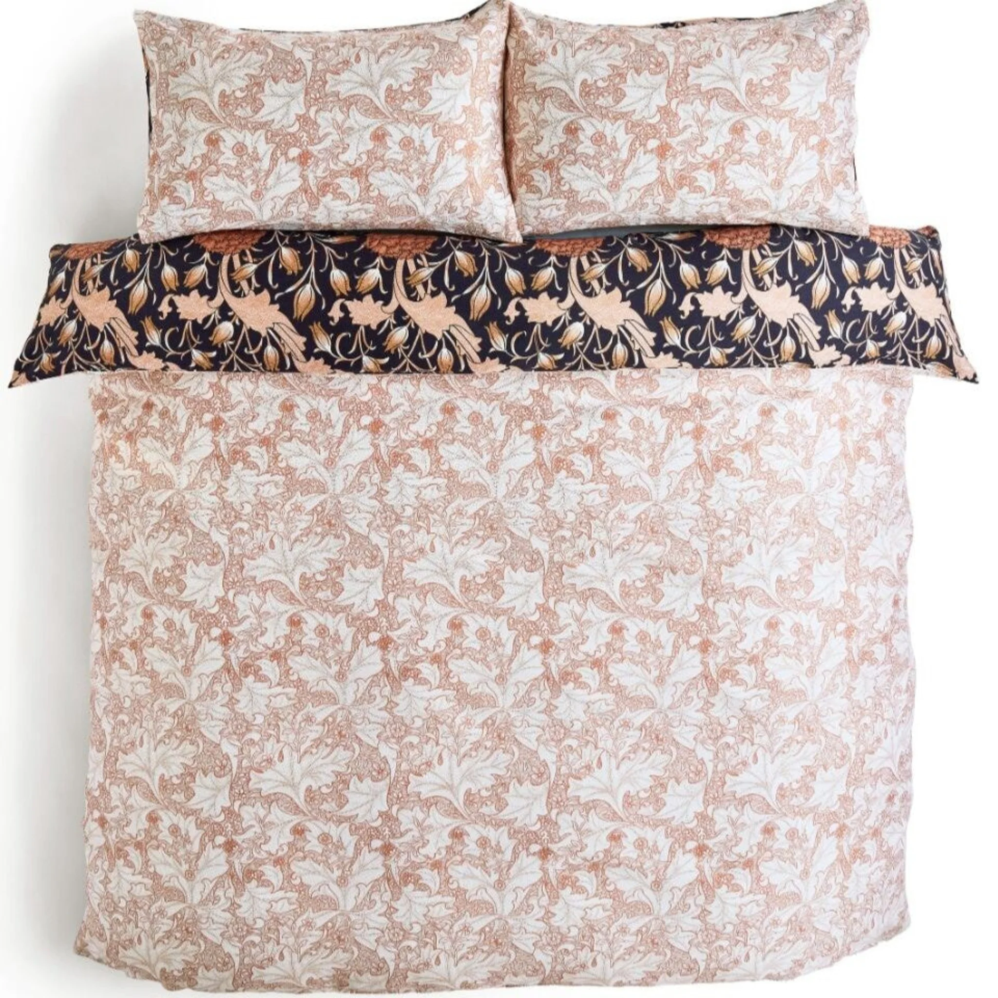 William Morris At Home Wild Tulip Duvet Cover Set - Wild Tulip Duvet Set King - King - Image 3
