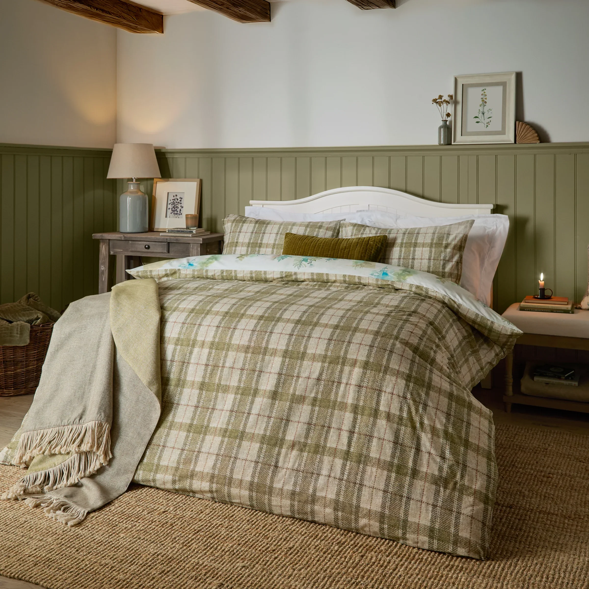 Voyage Wilderness Duvet Cover Set Brown - Voyage Wilderness Super King Duvet Set Topaz - Image 2
