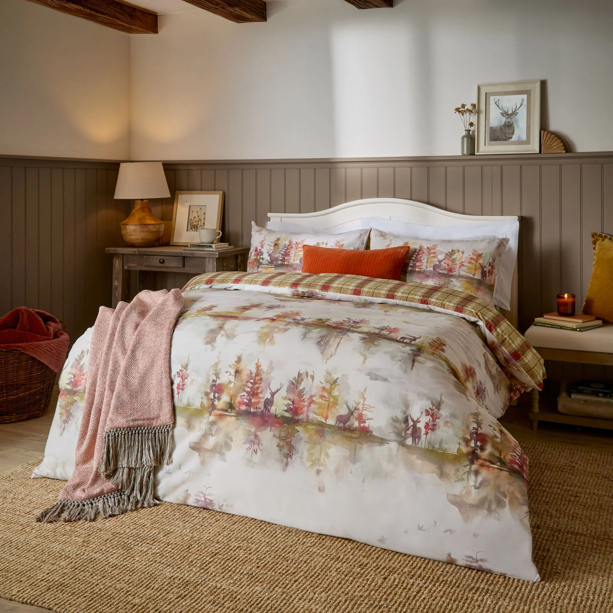 Voyage Wilderness Duvet Cover Set Purple - Voyage Wilderness King Duvet Set Plum