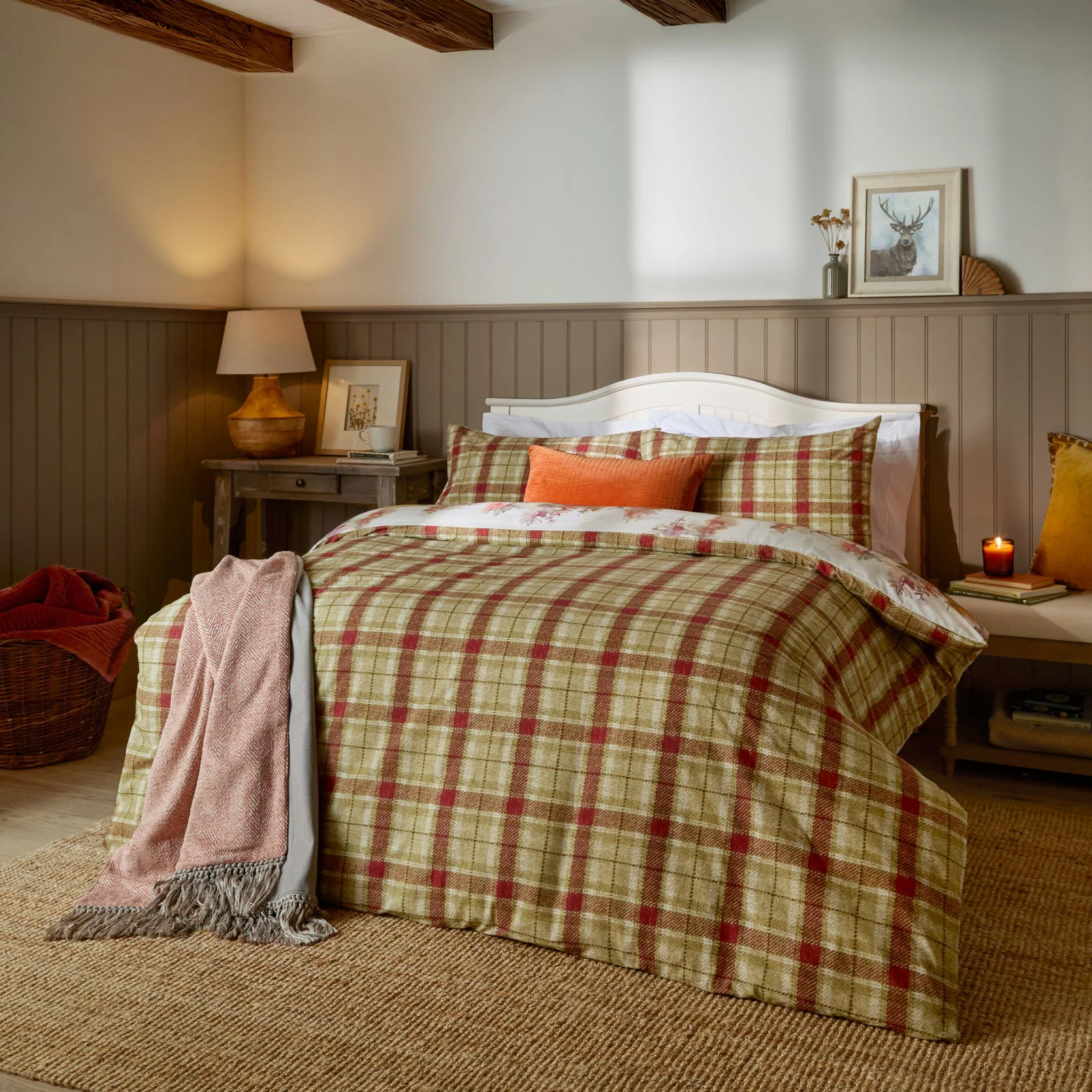 Voyage Wilderness Duvet Cover Set Purple - Voyage Wilderness King Duvet Set Plum - Image 2