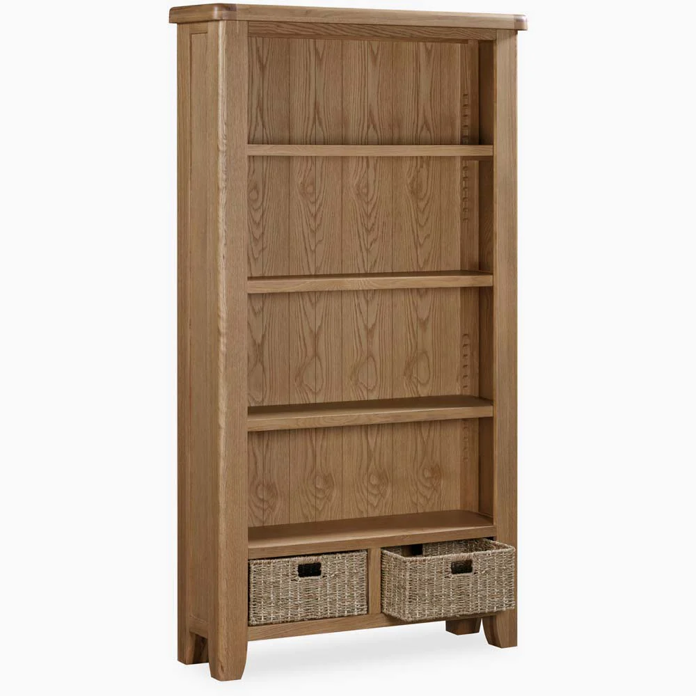 Willowmere Large Bookcase - Large Bookcase Oak - Image 4