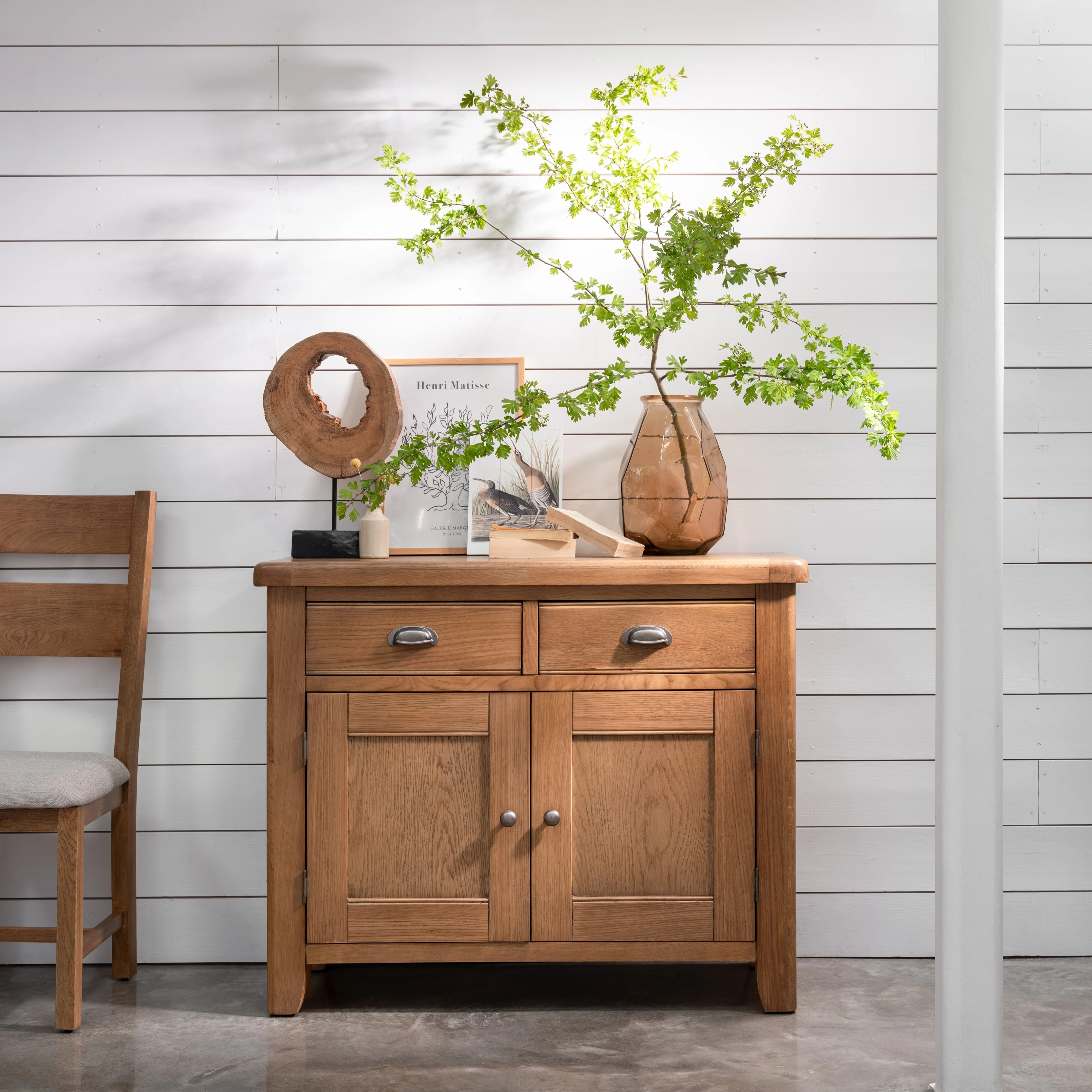 Willowmere Sideboard - Narrow Sideboard Oak - Image 2